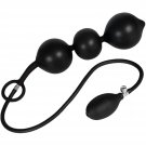 Inflatable Silicone Anal Beads Air Pump Detachable Adjustable Size Adult Sex Toy Inflatable Silicone Anal Beads Air Pump Detachable Adjustable Size Adult Sex Toy