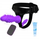 Harness Strap-On Vibration Realistic Dildos - Adjustable Strapless Strap-On Dildos With 10 Modes & 2 Harness Strap-On Vibration Realistic Dildos - Adjustable Strapless Strap-On Dildos With 10 Modes & 2