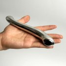 G-Spot Massage Dildo, Stimulate Wand Fetish Plug Solid Metal Curved Dual Ended Masturbation Sex Toy 