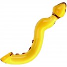 Glass Bent Pleasure Wand Double-Ended Butt Plug G-Spot Stimulation Dildo,Double Ended Anal Beads But Glass Bent Pleasure Wand Double-Ended Butt Plug G-Spot Stimulation Dildo,Double Ended Anal Beads But