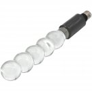 Glass Anal Dildo With 3Xlr Adapter For Sex Machine Glass Anal Beads Crystal Butt Plug Anal Toys Plea Glass Anal Dildo With 3Xlr Adapter For Sex Machine Glass Anal Beads Crystal Butt Plug Anal Toys Plea