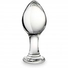 Glass Anal Butt Plug, Crystal Anal Trainer Sex Toys With Long Neck, 4.26 X 1.73 Inch Unisex Bum Plug Glass Anal Butt Plug, Crystal Anal Trainer Sex Toys With Long Neck, 4.26 X 1.73 Inch Unisex Bum Plug
