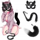 Fox Mask Plush Tail Anal Plug Metal Anus Bead Half Cat Mask Sexy Adult Whip Stimulator Sex Toys For Fox Mask Plush Tail Anal Plug Metal Anus Bead Half Cat Mask Sexy Adult Whip Stimulator Sex Toys For