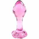 Flower Base Small Pink Glass Anal Plug Mini Crystal Butt Plug Sex Pleasure Wand Adult Sex Toy For Be Flower Base Small Pink Glass Anal Plug Mini Crystal Butt Plug Sex Pleasure Wand Adult Sex Toy For Be