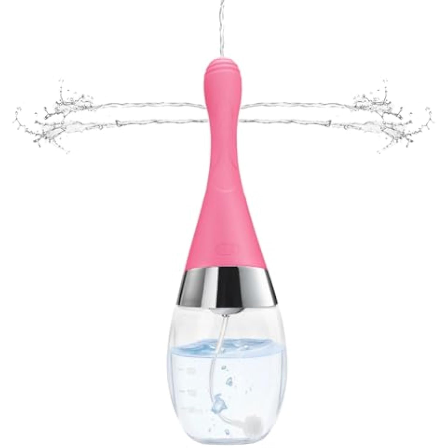 Electric Enema Douche Anti Back-Flow, Silicone Enema Douche Reusable Anal Douche Cleaner For Men Wom