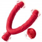 Double Dildo Lesbian Sex Toys 3 In 1 Realistic Dildo For 10 Vibrating Modes, Adult Sex Toy For Stimu Double Dildo Lesbian Sex Toys 3 In 1 Realistic Dildo For 10 Vibrating Modes, Adult Sex Toy For Stimu