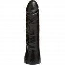 Doc Johnson Vac-U-Lock CodeBlack - 7 Inch Thin Dong - FIRMSKYN Dildo - F-Machine and Vac-U-Lock Harn