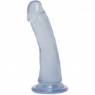 Doc Johnson Crystal Jellies - Slim Dong - 6.5 Inch - 1.5"" Wide - Strong Suction Cup Base - O-Ring H Doc Johnson Crystal Jellies - Slim Dong - 6.5 Inch - 1.5"" Wide - Strong Suction Cup Base - O-Ring H