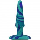 Doc Johnson A-Play - Groovy - Silicone Anal Plug - 5 inch (1.25 inches Wide), Ocean Doc Johnson A-Play - Groovy - Silicone Anal Plug - 5 inch (1.25 inches Wide), Ocean