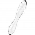 Dazzling Crystal 1 | 22 Cm | G-Spot Dildo | Borosilicate Glass Dildo | Nubbed Structure For More Sti