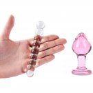 Crystal Anal Beads, Mushroom Butt Plug, Sex Toy For Women Men Masturbation Transparent Crystal Anal Beads, Mushroom Butt Plug, Sex Toy For Women Men Masturbation Transparent