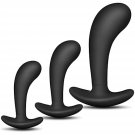 Butt Plug Trainer Kit For Comfortable Long-Term Wear, Pack Of 3 Silicone Anal Plugs Training Set Wit Butt Plug Trainer Kit For Comfortable Long-Term Wear, Pack Of 3 Silicone Anal Plugs Training Set Wit