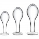 Anal Training Set Glass Anal Plugs With Long Neck 3 Pcs Crystal Anal Butt Plug Adult Sex Toy Suitabl Anal Training Set Glass Anal Plugs With Long Neck 3 Pcs Crystal Anal Butt Plug Adult Sex Toy Suitabl