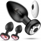 Anal Plug Vibrating Butt Plug - 3Pcs Silicone Sex Toys, Remote Control Vibrator With 10 Vibration Mo Anal Plug Vibrating Butt Plug - 3Pcs Silicone Sex Toys, Remote Control Vibrator With 10 Vibration Mo