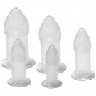 Anal Plug Trainer Sets 5Pcs Silicone Anal Dilator Butt Plug, Hollow Anal Expander Dildo Kit Adult Se Anal Plug Trainer Sets 5Pcs Silicone Anal Dilator Butt Plug, Hollow Anal Expander Dildo Kit Adult Se