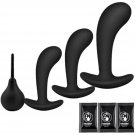 Anal Plug Trainer Kit For Comfortable Long-Term Wear, Pack Of 3 Silicone Anal Plugs Training Set Wit Anal Plug Trainer Kit For Comfortable Long-Term Wear, Pack Of 3 Silicone Anal Plugs Training Set Wit