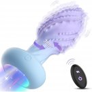 Anal Plug 360° Rotation Vibrating Butt Plug Anal Sex Toys, Adult Sex Toy With Light Up & 10 Vibrati Anal Plug 360° Rotation Vibrating Butt Plug Anal Sex Toys, Adult Sex Toy With Light Up & 10 Vibrati