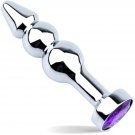 Anal Bead Butt Plug Adult 3 Beaded Training Beginners Sex Toys (Round) Anal Bead Butt Plug Adult 3 Beaded Training Beginners Sex Toys (Round)