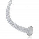 Adult Sex Toy Anus Sex Dilator Butt Plug Transparent Tpe Ultra Long Anal Plug Vaginal G-Spot Massage