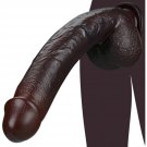 9.85'' Realistic Big Black Dildo, G Spot Vagina Anal Stimulator With Strong Suction Cup For Hands-Fr 9.85'' Realistic Big Black Dildo, G Spot Vagina Anal Stimulator With Strong Suction Cup For Hands-Fr