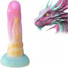 9"" Fantasy Dildo Huge Monster Dildo U & G-Spot Big Colorful Dragon Dildos With Large Suction Cup, L 9"" Fantasy Dildo Huge Monster Dildo U & G-Spot Big Colorful Dragon Dildos With Large Suction Cup, L