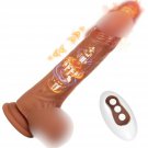 8.46In Silicone Thrusting Realistic Dildo, Vibrator Sex Toys For G Spot Anal Stimulation With 8 Thru