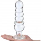 8.2"" Huge Glass Anal Plug Large Butt Plug With Graduated Beads For Experienced Users Crystal G-Spot 8.2"" Huge Glass Anal Plug Large Butt Plug With Graduated Beads For Experienced Users Crystal G-Spot