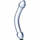 7.9 Inch Double-Ended Realistic G-Spot Dildo, Clear Glass Double-Sided Penis, Crystal Double-Headed 7.9 Inch Double-Ended Realistic G-Spot Dildo, Clear Glass Double-Sided Penis, Crystal Double-Headed