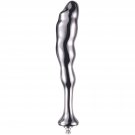 7.68” G-Spot Dildo, Curved Stainless Steel Prostate Massager With Kliclok System For Beginner User 7.68” G-Spot Dildo, Curved Stainless Steel Prostate Massager With Kliclok System For Beginner User