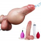 7.68"" Long Inflatable Expanding Anal Plug Ejaculation Dildo, Adult Stimulator Sex Toy, Squirting Di