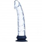 7"" Crystal Realistic Dildo, Clear Glass Dildo Butt Plug With Removable Silicone Suction Cup, Lifeli 7"" Crystal Realistic Dildo, Clear Glass Dildo Butt Plug With Removable Silicone Suction Cup, Lifeli
