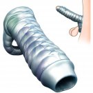 5.74 Inch Liquid Silicone Penis Sleeve Cock Delay Loop Sleeve Penis Extender Reusable Ultra-Soft Pen 5.74 Inch Liquid Silicone Penis Sleeve Cock Delay Loop Sleeve Penis Extender Reusable Ultra-Soft Pen