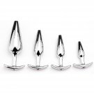4 Pcs Metal Silvery Butt Plug Set With Anchor Jewelry Base Adult Sex Sm Toys Smooth Metal Anal Plug 4 Pcs Metal Silvery Butt Plug Set With Anchor Jewelry Base Adult Sex Sm Toys Smooth Metal Anal Plug