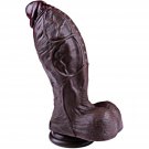 3"" Diameter Huge Black Dildo,10.4"" Realistic Giant Silicone Dildo,Thick Extra Large Dildo,Long Suc 3"" Diameter Huge Black Dildo,10.4"" Realistic Giant Silicone Dildo,Thick Extra Large Dildo,Long Suc