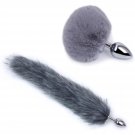 2Pcs Multi-Function Fox Tail Fur Bunny Tail Anal Butt Plug Sex Toys For Couples Adults Cospaly Role 2Pcs Multi-Function Fox Tail Fur Bunny Tail Anal Butt Plug Sex Toys For Couples Adults Cospaly Role