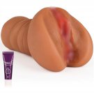 2 In 1 Male Masturbators, Adult Sex Toys With Realistic Textured Portable Pocket Pussy Stroker With 