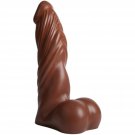16.1 Inch Huge Thick Dildo Realistic,3.9 Inch Diameter Massive Dildo Brown With Suction Cup,Giant Ad 16.1 Inch Huge Thick Dildo Realistic,3.9 Inch Diameter Massive Dildo Brown With Suction Cup,Giant Ad