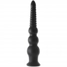 13.19 Inch Anal Beads Opening Trainer With Strong Suction Cup And 3 Knots Balls Black Long Butt Plug 13.19 Inch Anal Beads Opening Trainer With Strong Suction Cup And 3 Knots Balls Black Long Butt Plug
