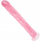 13 Inch Jelly Crystal Dildo, Realistic Huge Flexible Dildos With Powerful Suction Cup Base Large Sof
