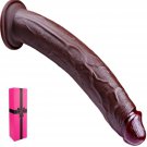 12 Inch Extra Large Thick Giant Realistic Black Dildo With Suction Cup, 1.8"" Wide Xxl Fat Anal Dild 12 Inch Extra Large Thick Giant Realistic Black Dildo With Suction Cup, 1.8"" Wide Xxl Fat Anal Dild