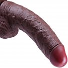 11"" Huge Realistic Black Dildo,Silicone Extra Large Thick Dildo With Strong Suction Cup,Xxl Fat Gia 11"" Huge Realistic Black Dildo,Silicone Extra Large Thick Dildo With Strong Suction Cup,Xxl Fat Gia
