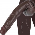 11 Inch Long Huge Thick Realistic Dildo,Large Black Monster Dildo With Suction Cup,Bbc Real Skin Dua 11 Inch Long Huge Thick Realistic Dildo,Large Black Monster Dildo With Suction Cup,Bbc Real Skin Dua