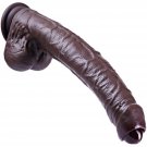 10.4-Inch Realistic Uncut Movable Foreskin Dildo, Silicone Huge Thick Dildo, Long Vaginal And Anal X 10.4-Inch Realistic Uncut Movable Foreskin Dildo, Silicone Huge Thick Dildo, Long Vaginal And Anal X