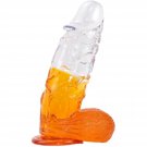 10.23 Inch Clear Thick Dildos Sex Toy-Realistic G-spot Dildo with Suction Cup for Hand-Free Play, Hu 10.23 Inch Clear Thick Dildos Sex Toy-Realistic G-spot Dildo with Suction Cup for Hand-Free Play, Hu