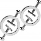 Stainless Steel Nipple Clamps 2Pcs Non-Piercing Breast Shields Body Jewelry Stainless Steel Nipple Clamps 2Pcs Non-Piercing Breast Shields Body Jewelry