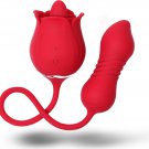 Rose Vibrator Dildo | Thrusting Sex Toy for Women & Couples' Intimacy Rose Vibrator Dildo | Thrusting Sex Toy for Women & Couples' Intimacy