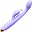 Rechargeable Waterproof Rabbit Vibrator – 10 Modes for G-Spot & Clitoral Stimulation