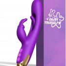 3-in-1 Rabbit Vibrator with 7 Vibration, 10 Rabbit Modes & 7 Flapping for Women