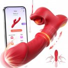 Thrusting Rabbit Vibrator with 7 Thrust Modes, 10 Licking & 10 Vibration Settings Thrusting Rabbit Vibrator with 7 Thrust Modes, 10 Licking & 10 Vibration Settings