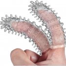 Finger Sleeve Stimulator – Soft Silicone G-Spot, Clitoral, Anal & Nipple Massager